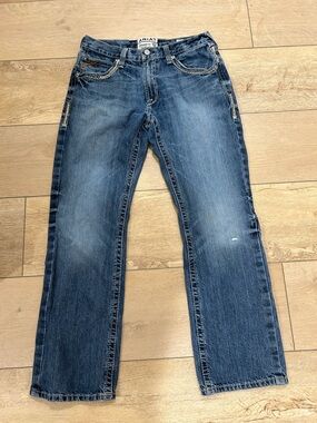 Ariat M5 Straight Fit Straight Leg Jeans Mens 33/32 (31) Western Distressed